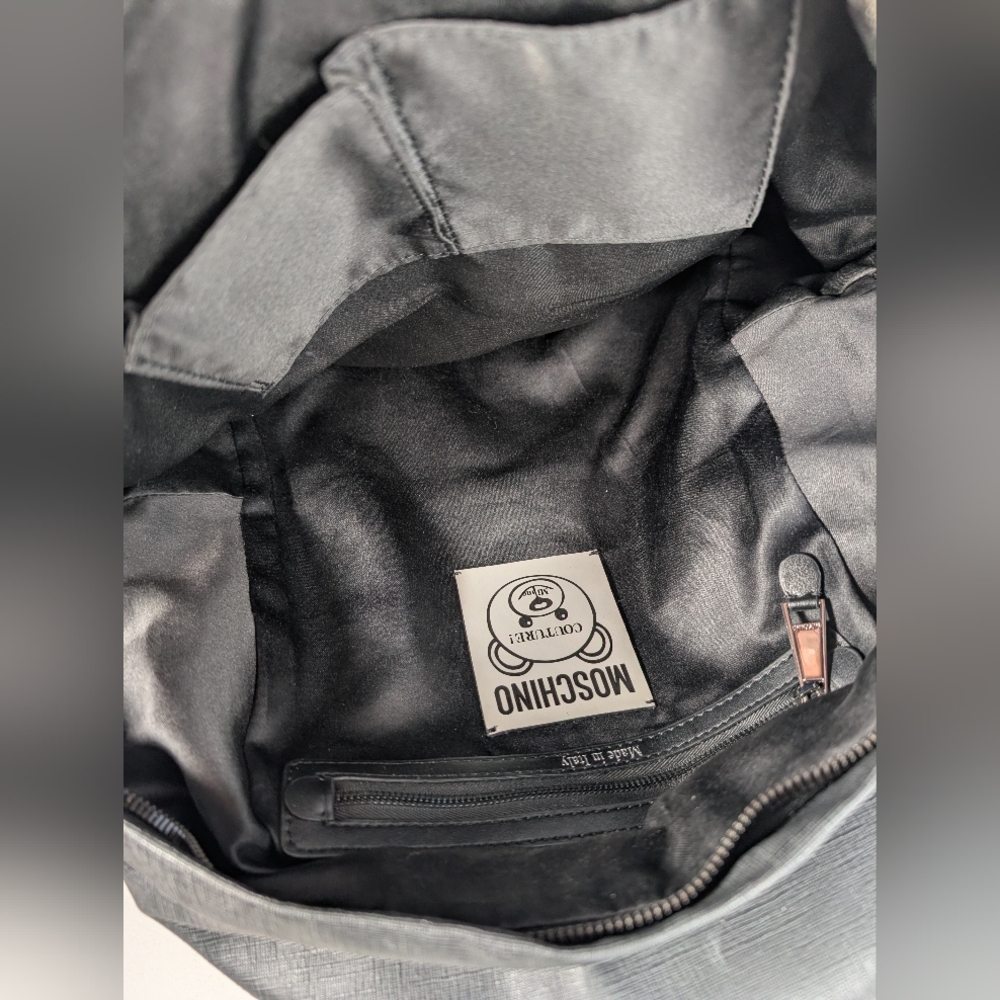 MOSCHINO Teddy Transformer Backpack in Black - Picture 8 of 8